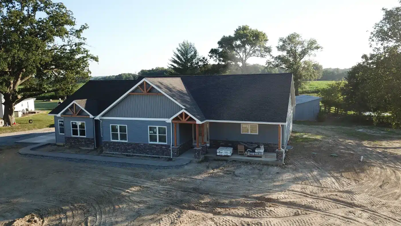 Featured image for “Blue Custom Home”